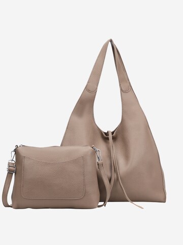 Brise Shoulder Bag 'L-31-30' in Grey: front