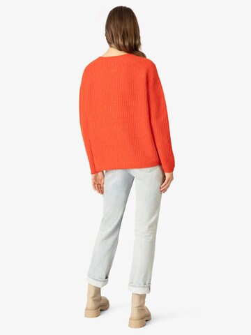 Rainbow Cashmere Sweater in Orange