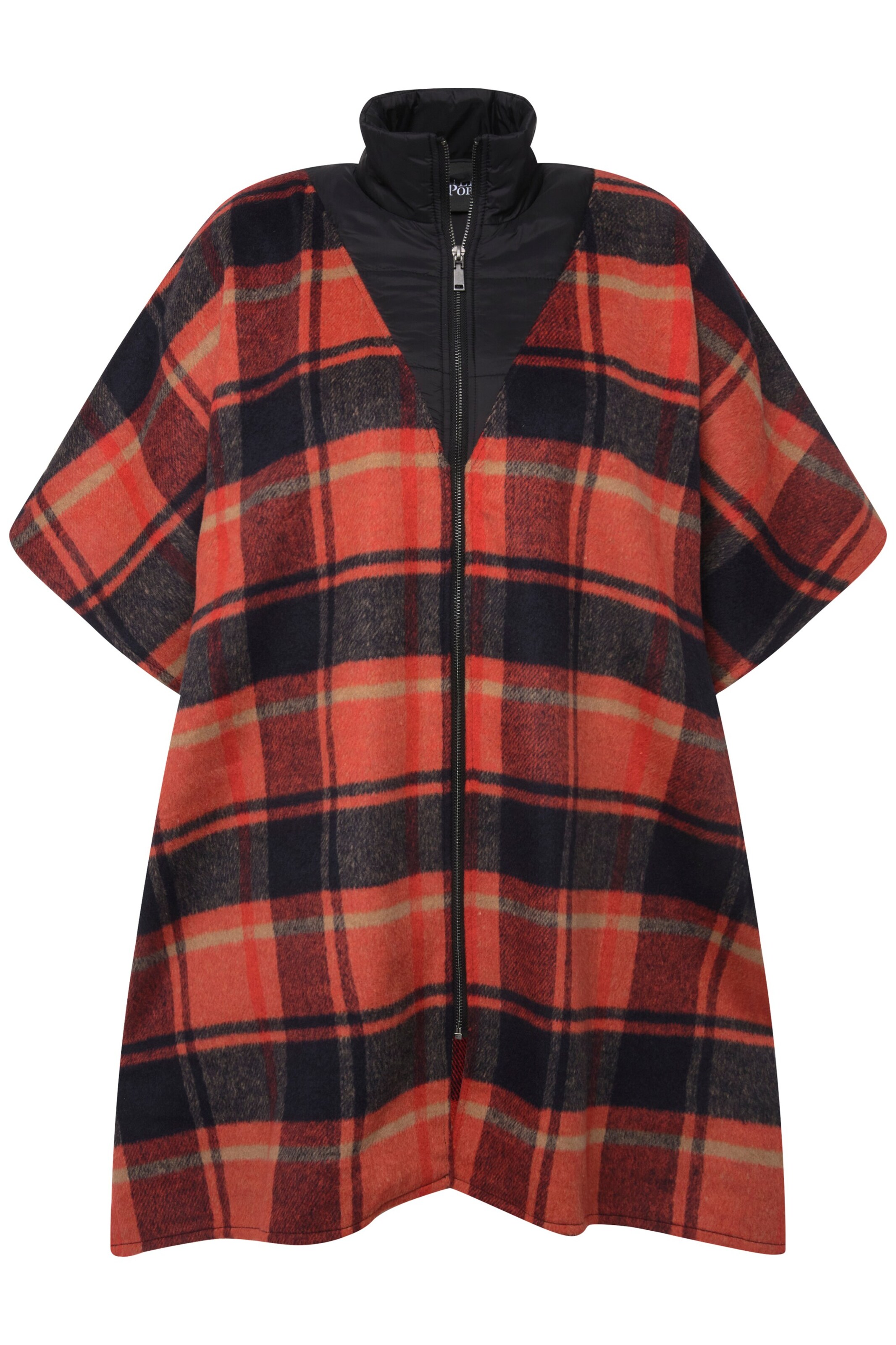 Ulla Popken Cape in Red: front