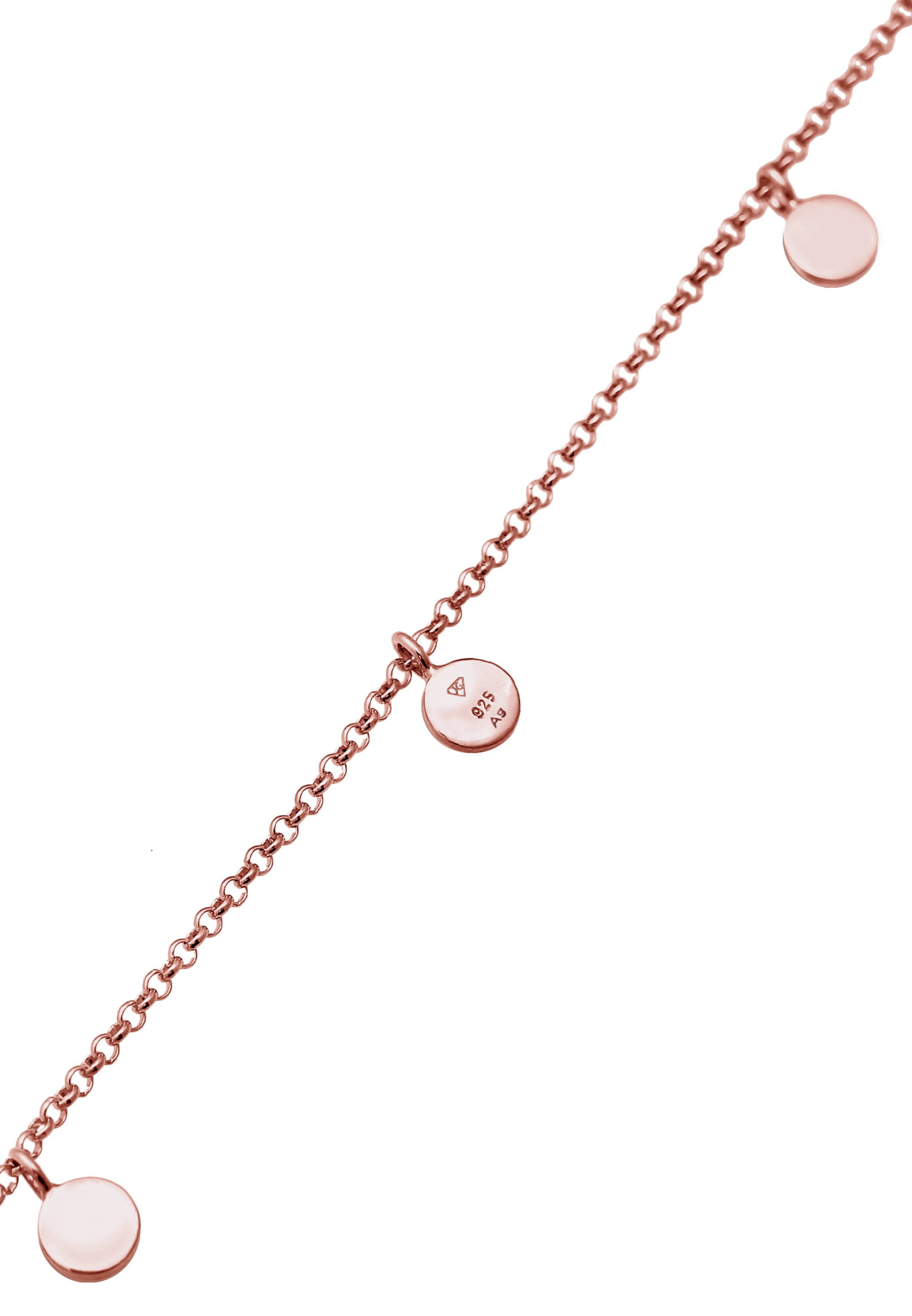 Chaîne 'Boho, Choker, Plättchen' ELLI en or