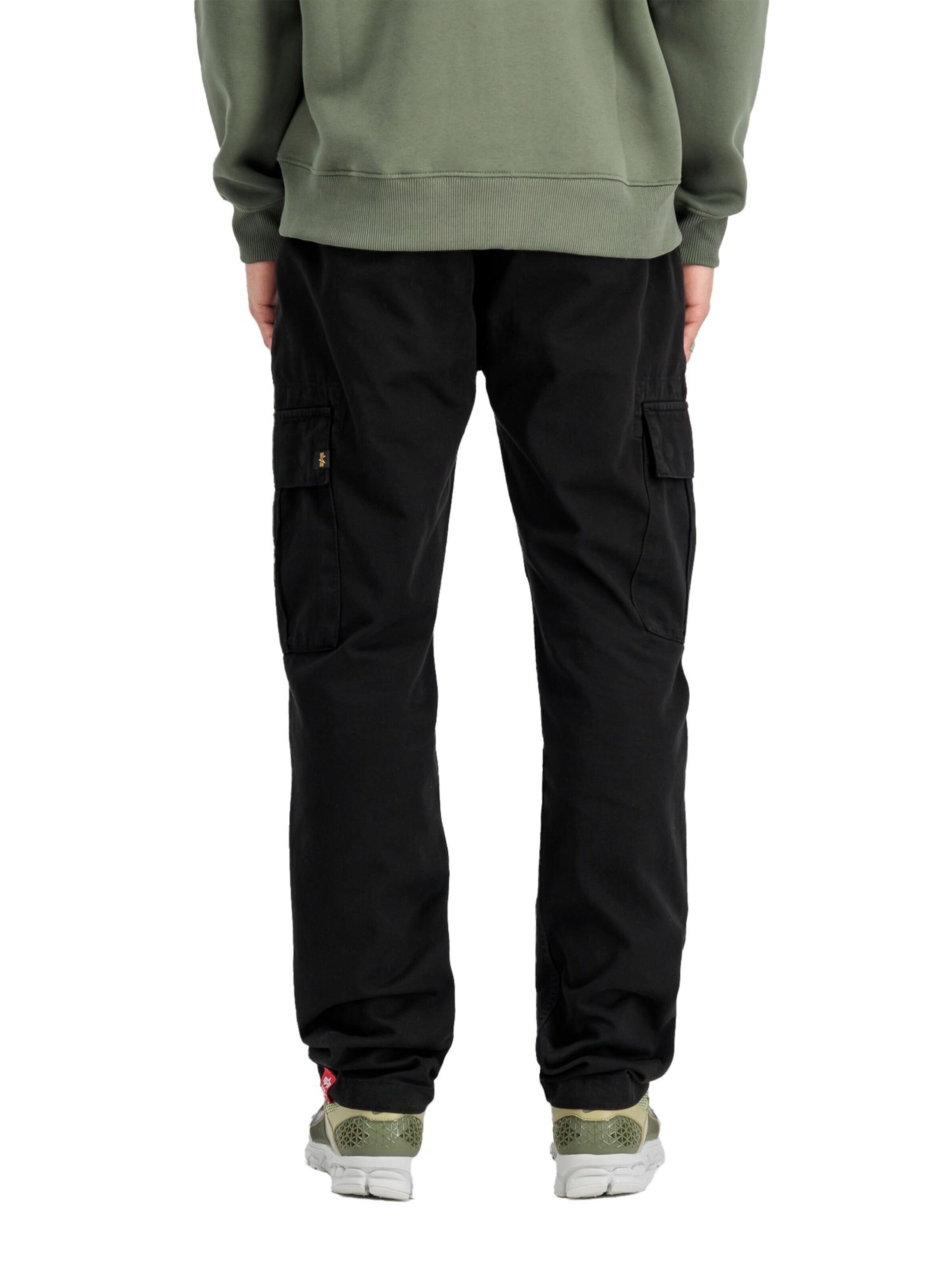 ALPHA INDUSTRIES Normální Kapsáče 'Agent' – černá