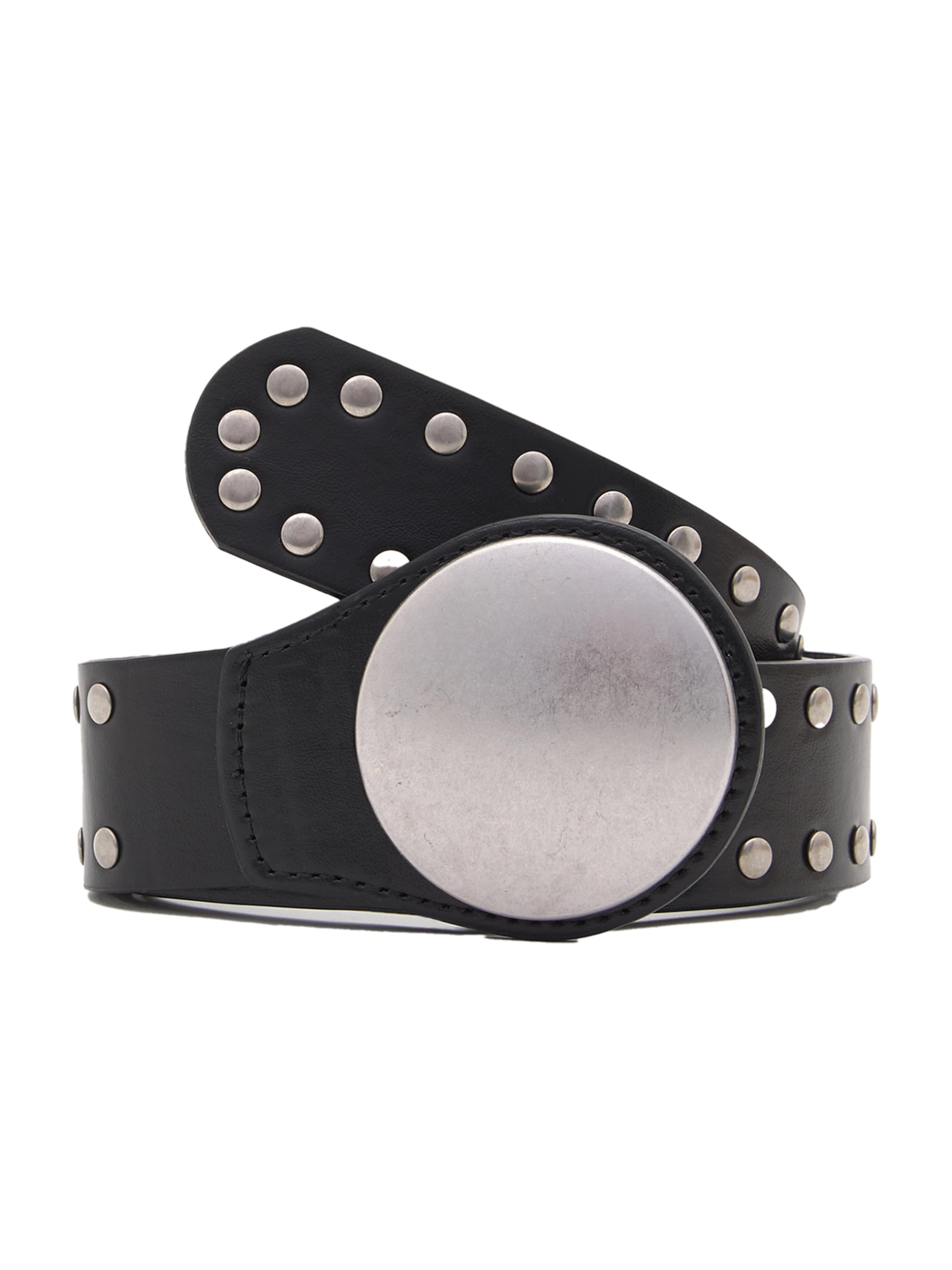 Pull&Bear Gürtel in Schwarz: Vorderseite