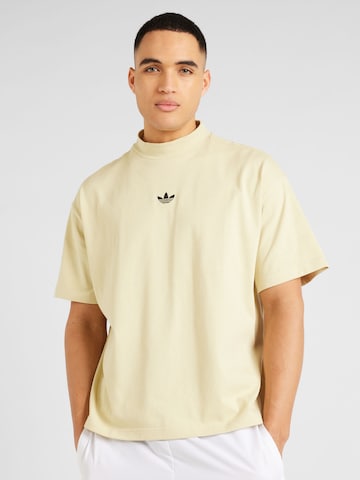 ADIDAS ORIGINALS Shirt in Yellow: front