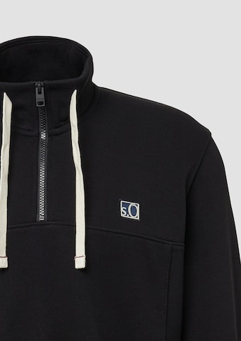 s.Oliver Sweatshirt in Zwart