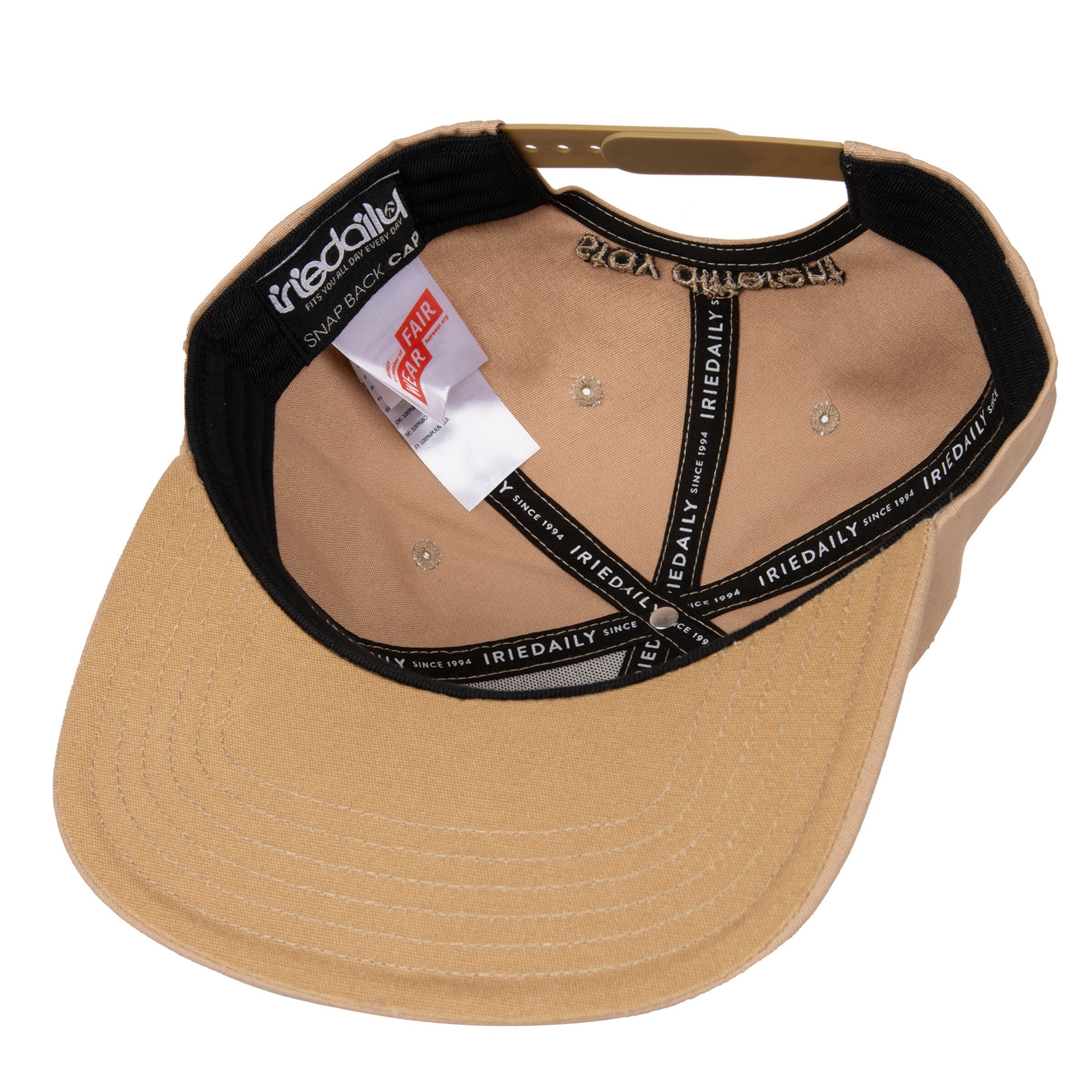 Iriedaily - Boné 'Daily Flag 20' em bege