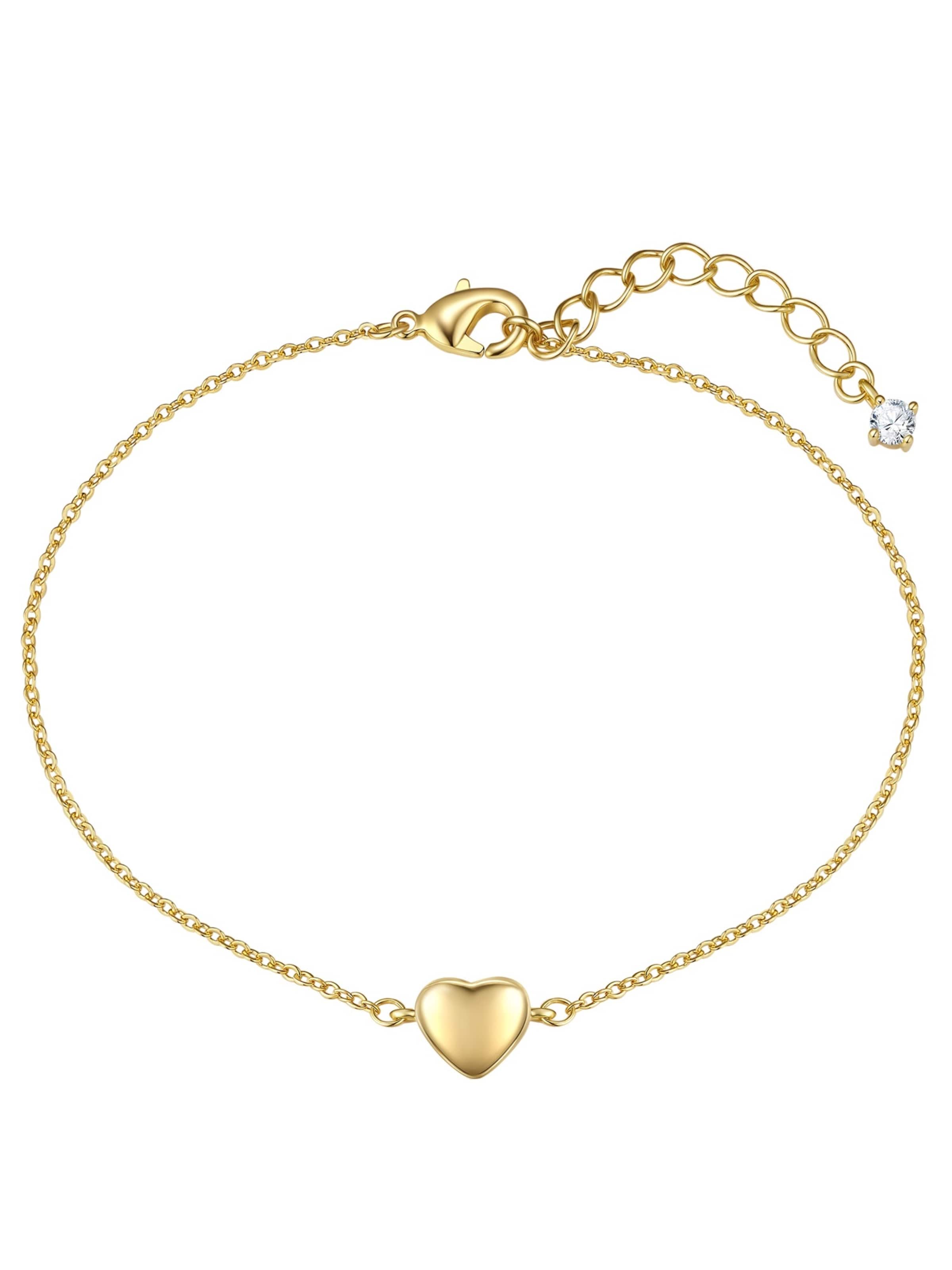 Bracelet Lulu & Jane en or : devant