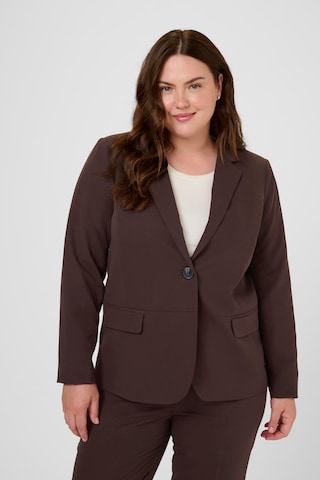 KAFFE CURVE Blazer in Brown: front