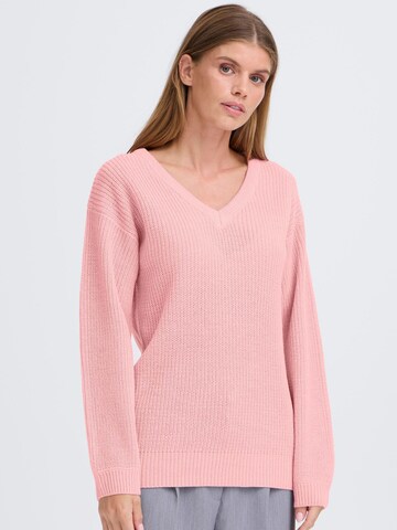 Pull-over ' OXISANDIE LS ' Oxmo en rose