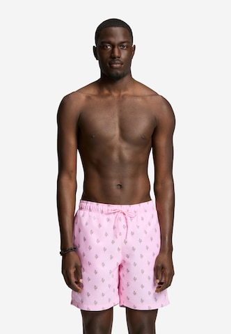 Shorts de bain Shiwi en rose : devant