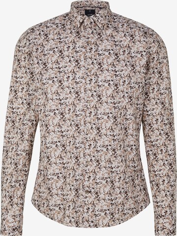 JOOP! Slim fit Overhemd ' Pit ' in Beige: voorkant