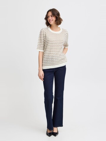 Fransa - Jersey 'LILJE PU 1' en beige