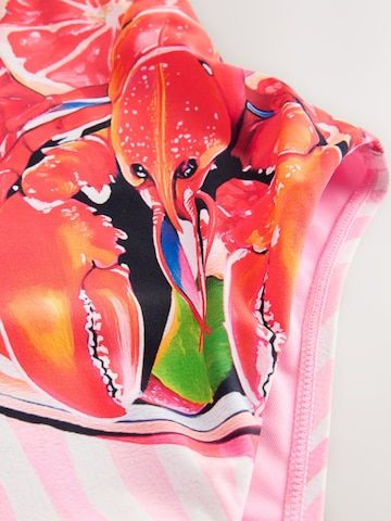 Next Bustier Shaping-badpak in Roze