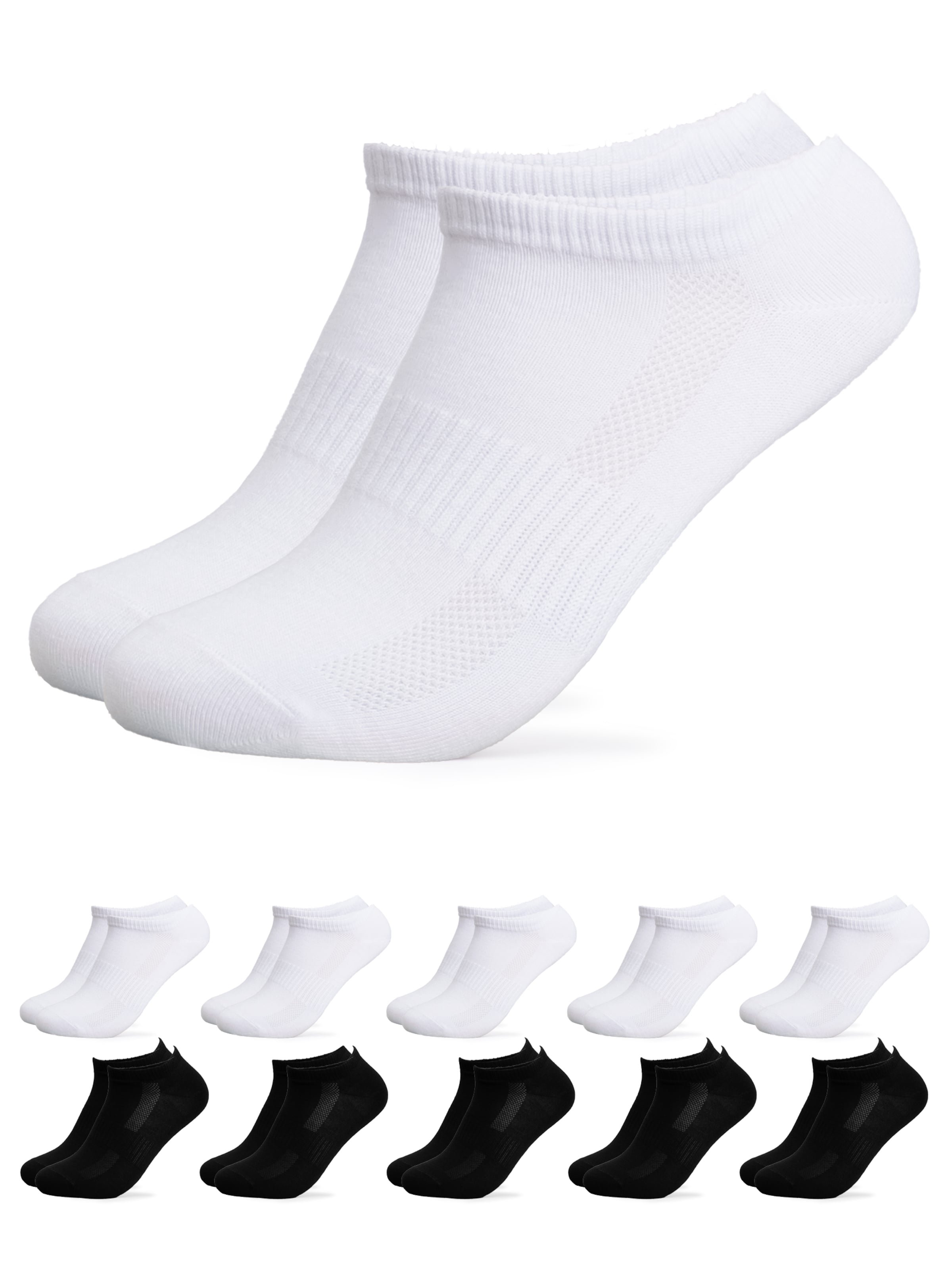 Calzino invisibile 'Sunny' di Occulto in nero: frontale