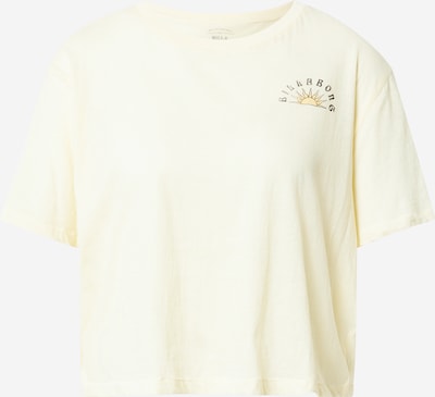 BILLABONG Shirt 'FEELING FREE' in pastellgelb / dunkelgelb / schwarz, Produktansicht
