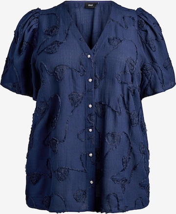 mėlyna Zizzi Tradicinė palaidinė 'MTALIA': priekis