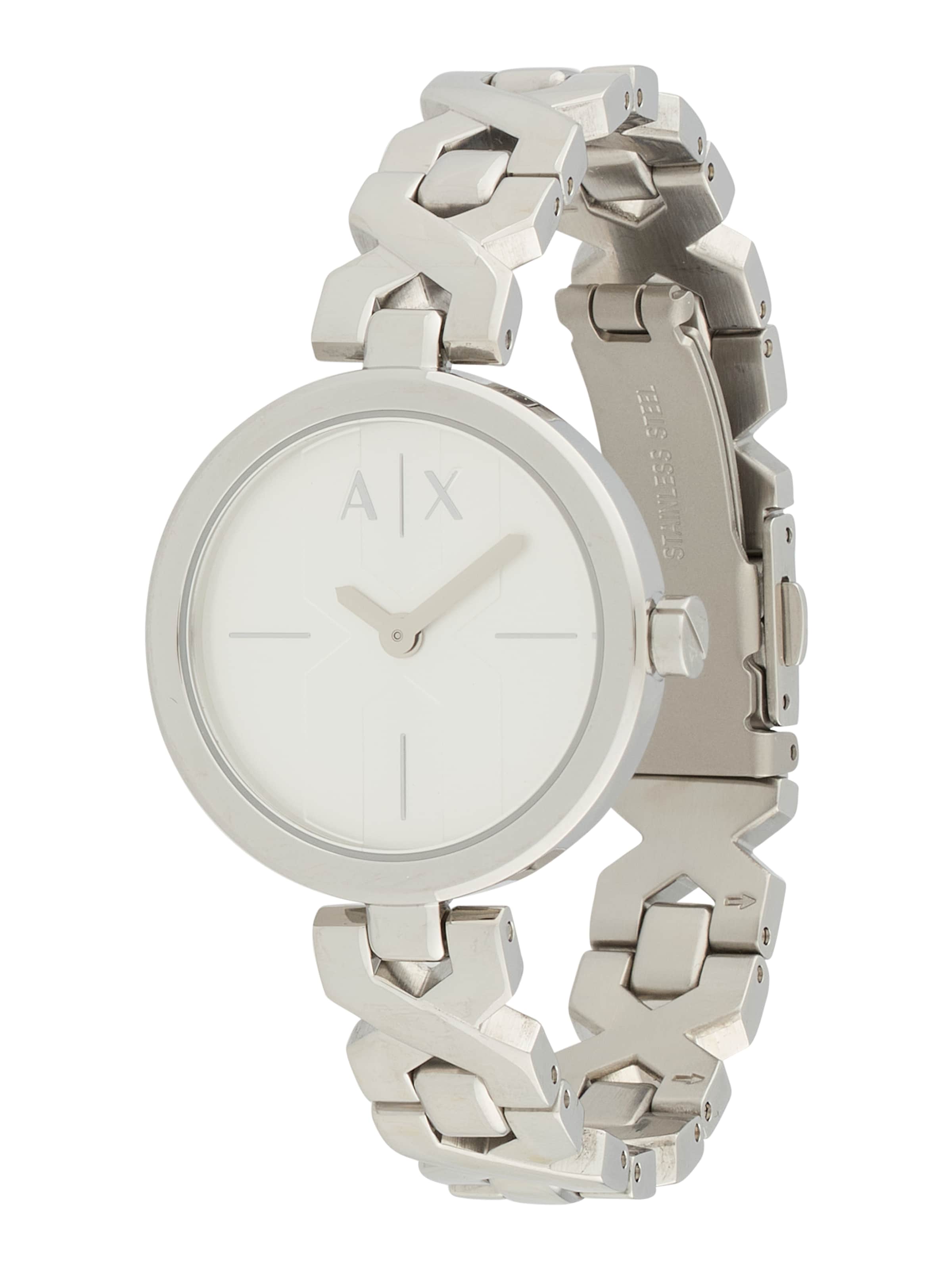 ARMANI EXCHANGE Analogna ura | srebrna barva: sprednja stran