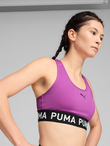 PUMA - Soutien Bustier Soutien de desporto '4Keeps' em roxo