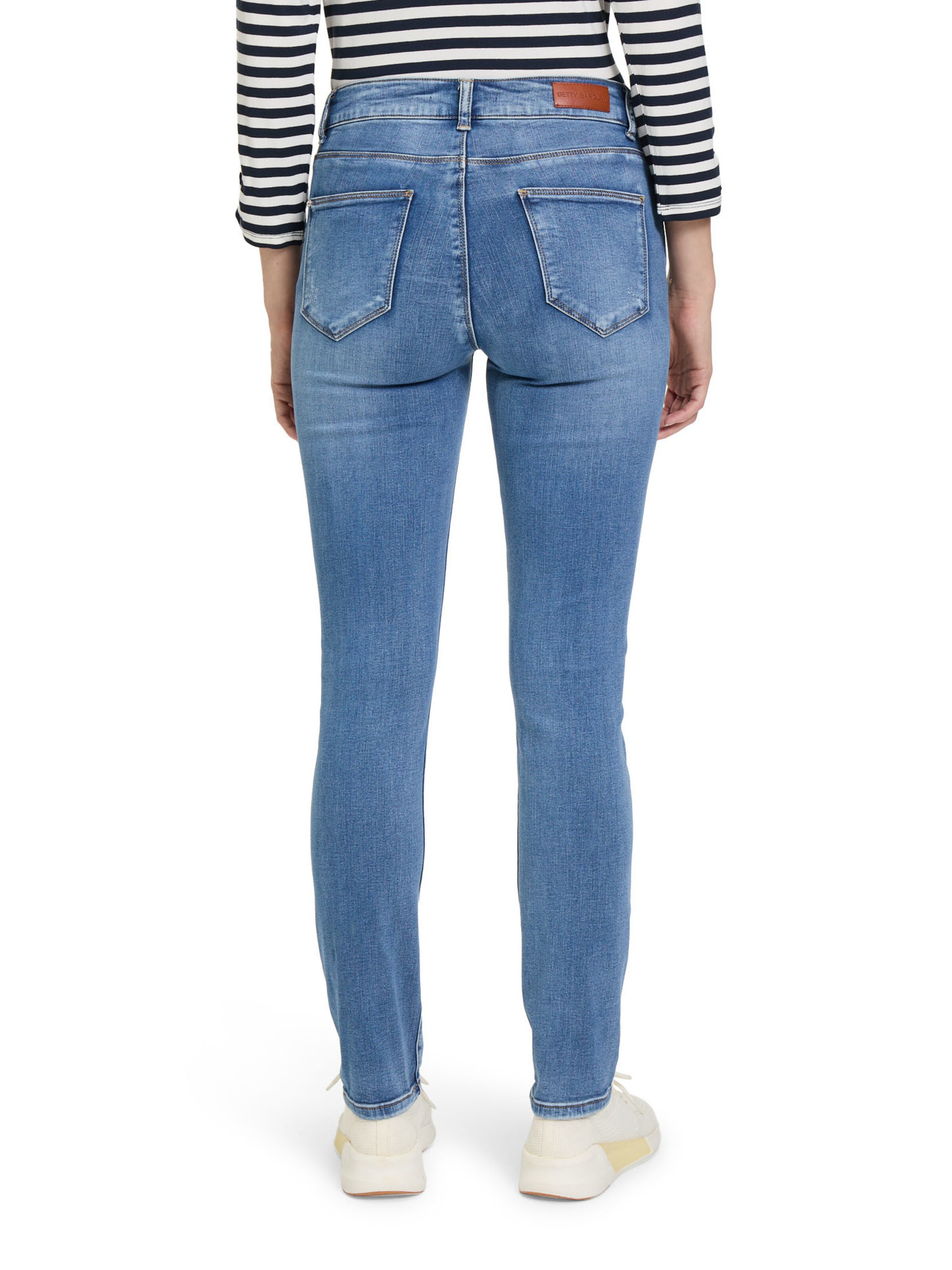 Betty Barclay Slimfit Basic-Jeans mit Waschung in Blau