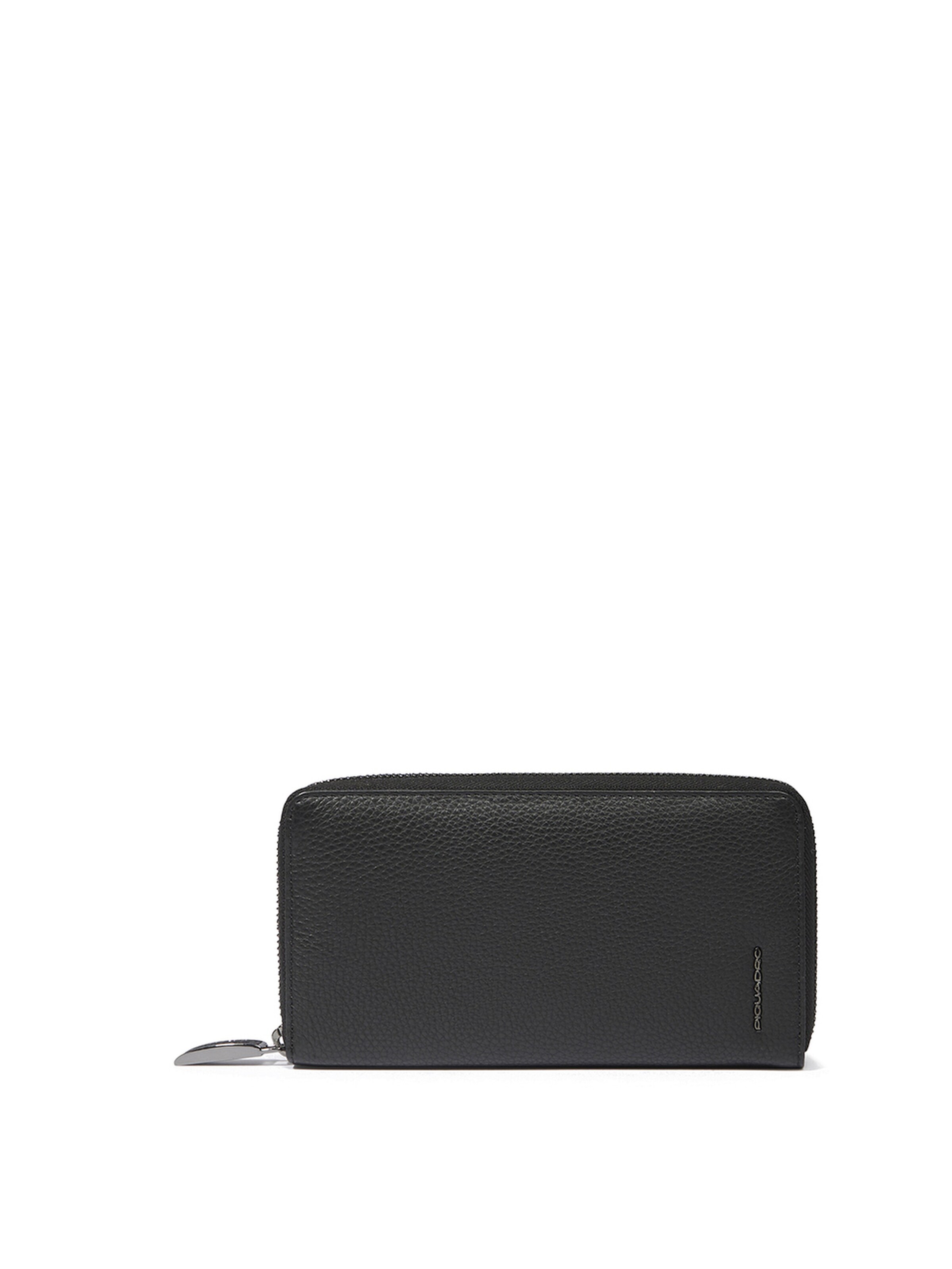 Piquadro Wallet in Black: front