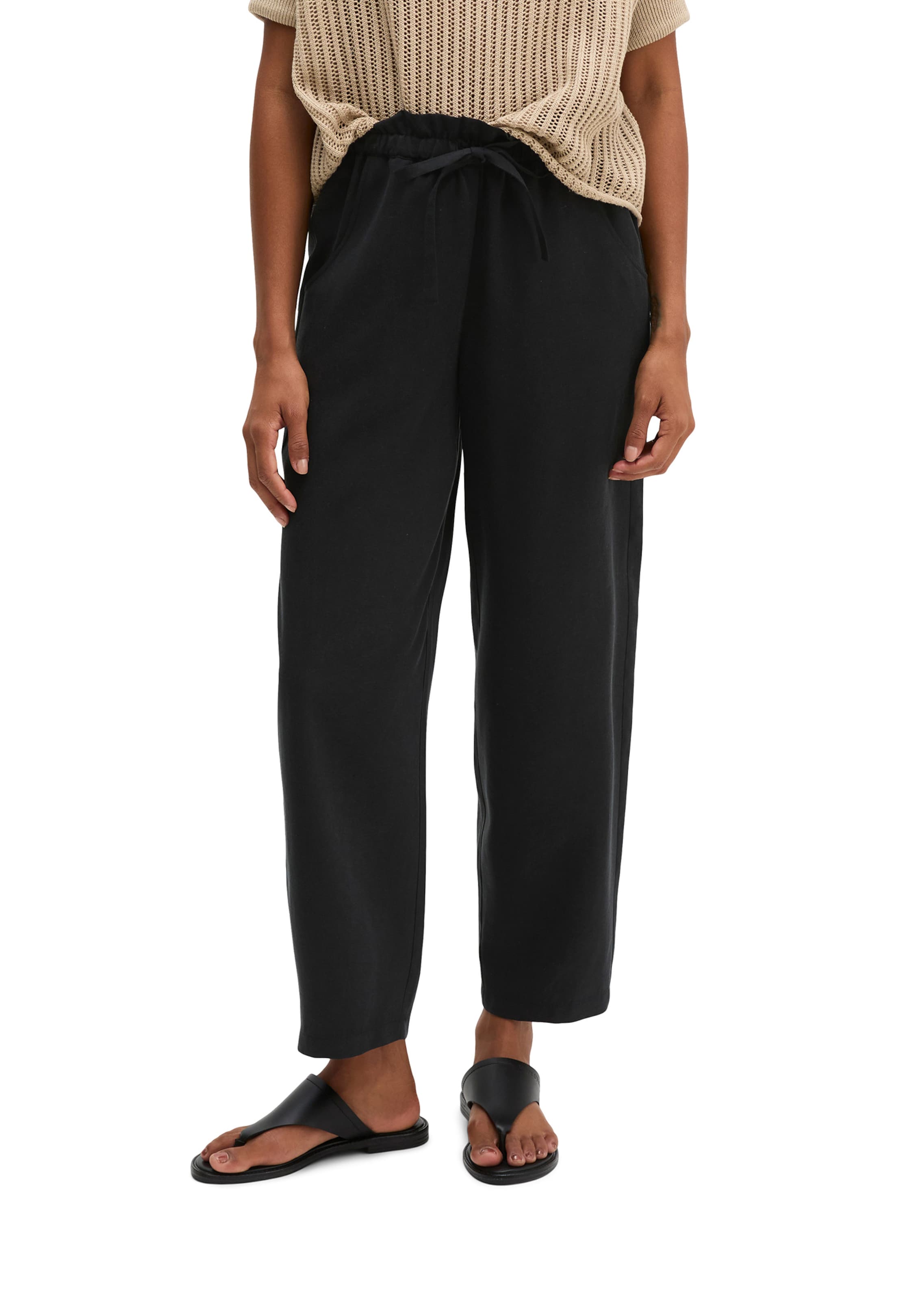Marc O'Polo Loosefit Hose in Schwarz