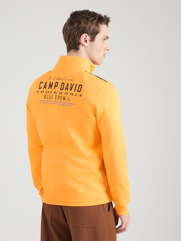 CAMP DAVID Sweatshirt i orange