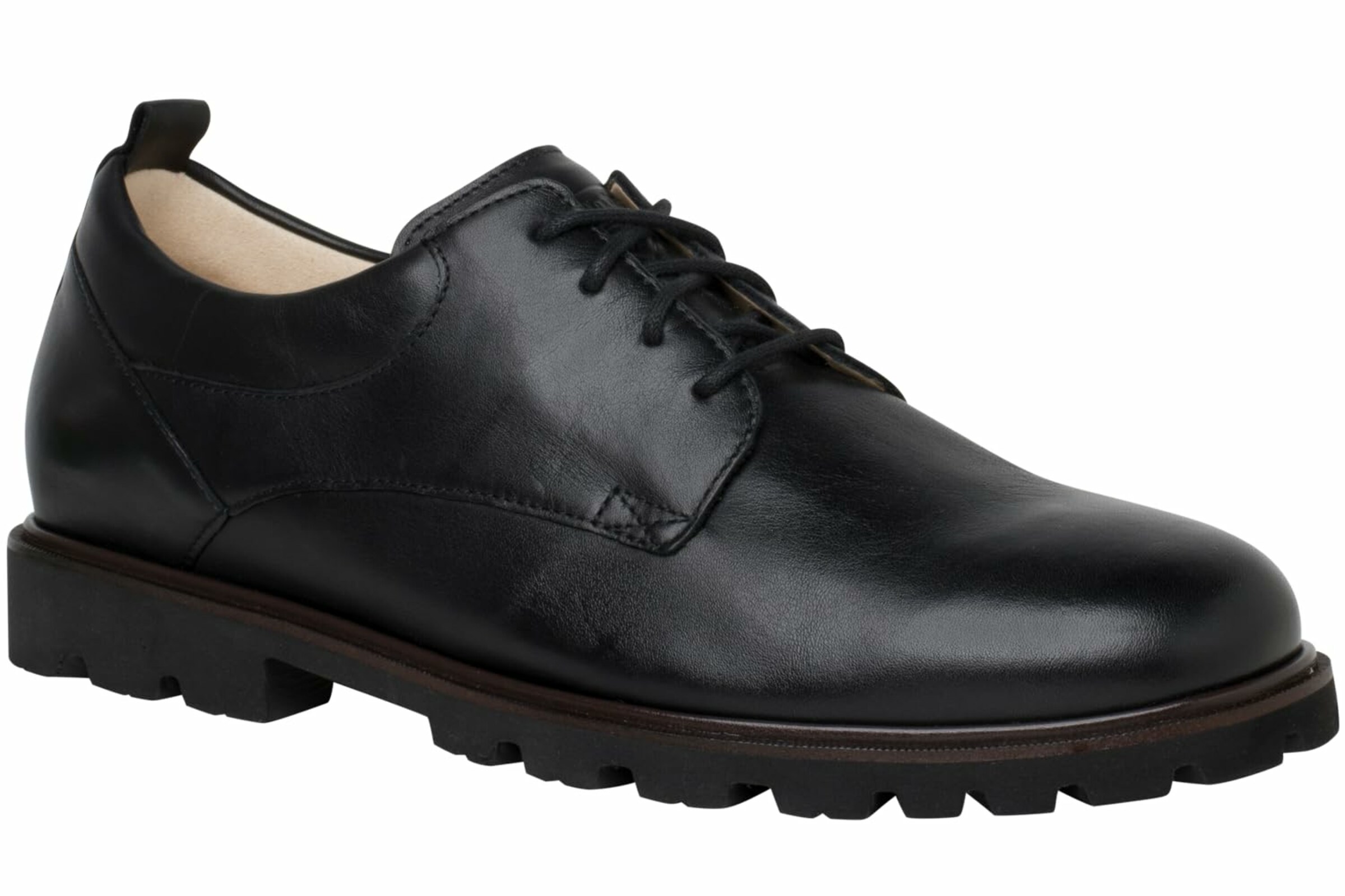 Ganter Lace-up shoe in Black: front