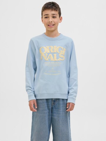 Felpa di Jack & Jones Junior in blu: frontale