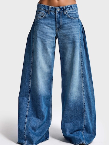 IT'S BASIC Wide leg Jeans 'WIDE MID RISE JEANS' in Blue