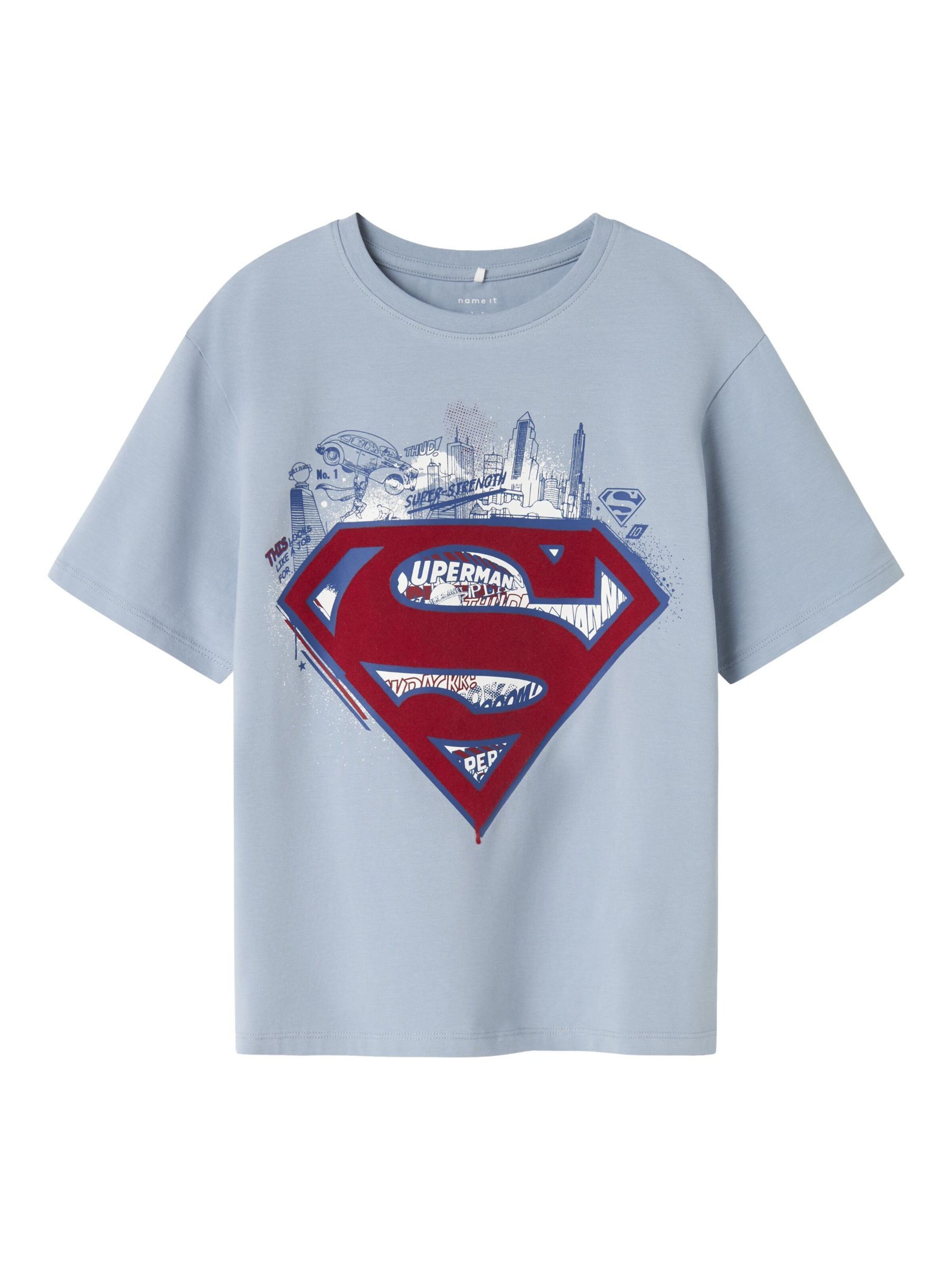 NAME IT Shirts i blå: forside