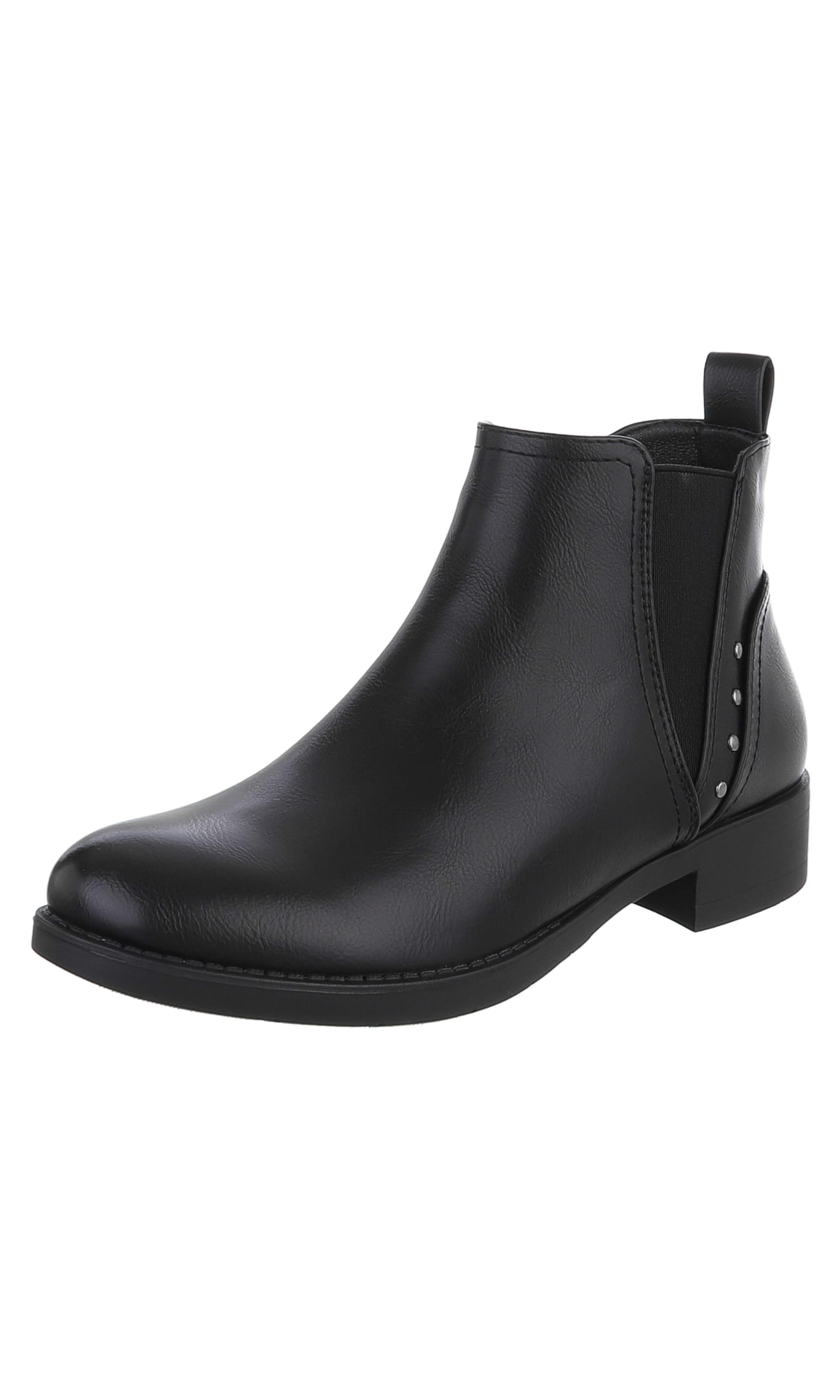 Ital-Design Stiefelette in schwarz, Produktansicht