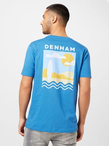 DENHAM T-Shirt in Blau