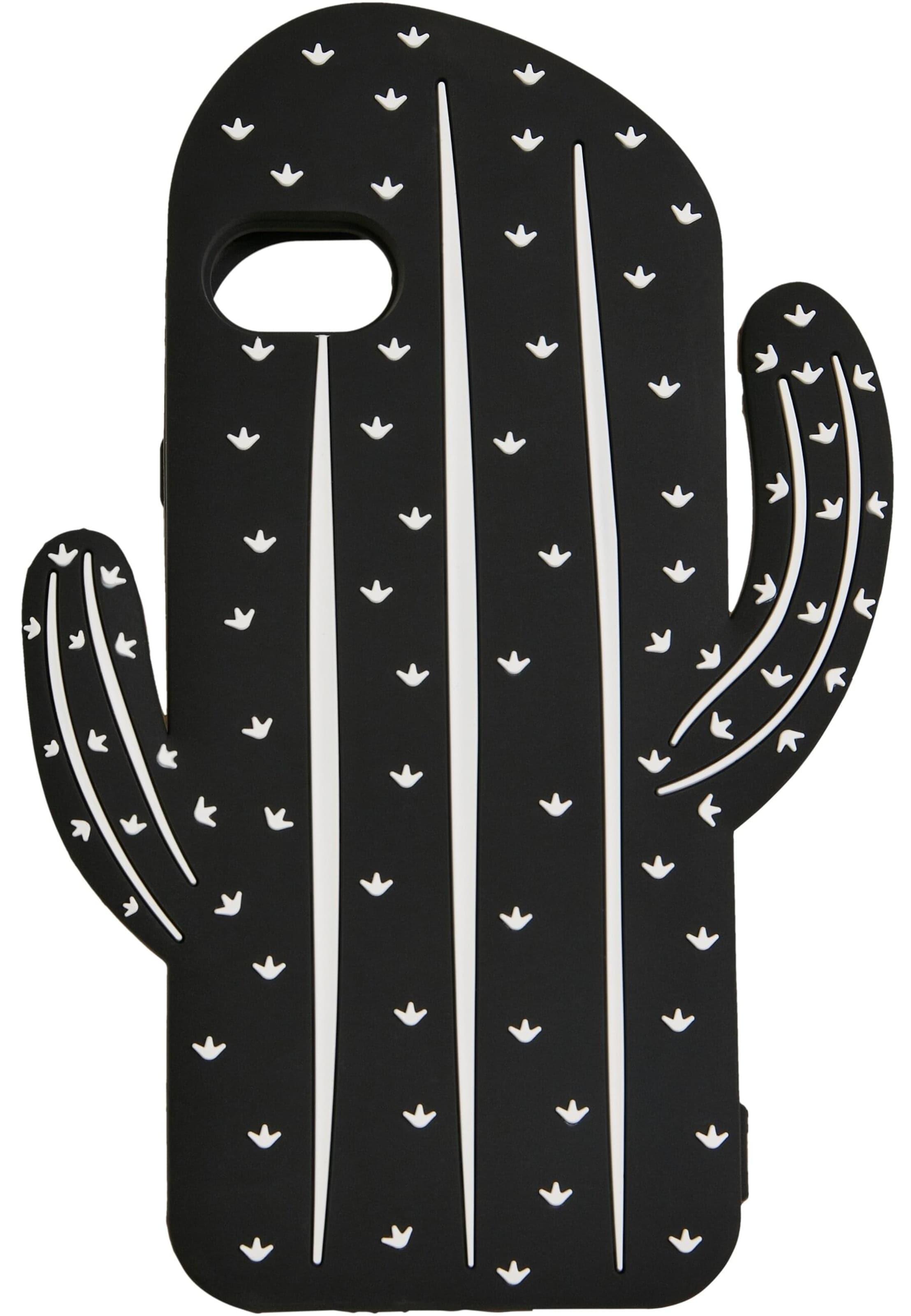 Protection pour smartphone 'Cactus' Mister Tee en noir : devant