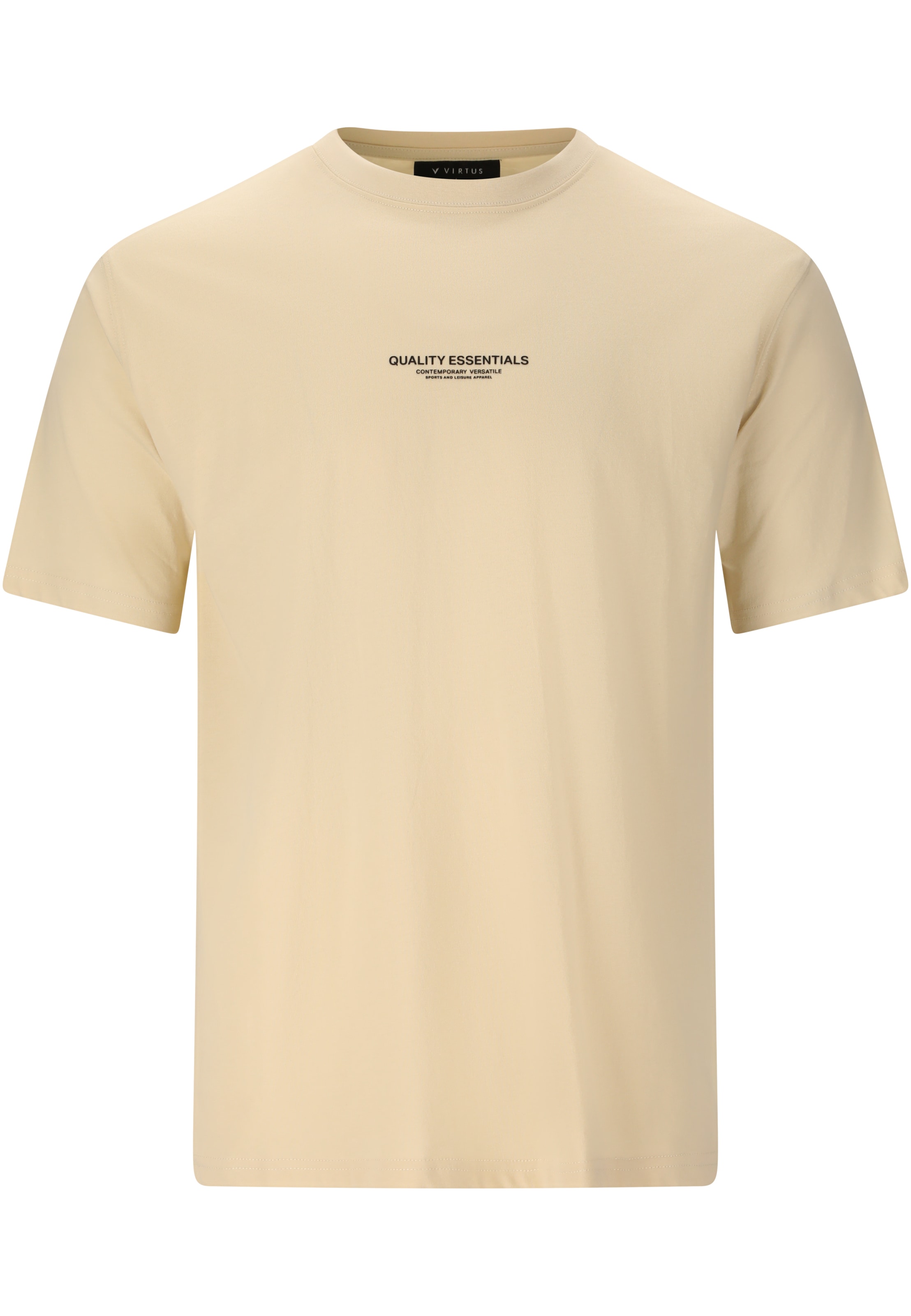 Virtus T-Shirt 'Idan' in Gelb: Vorderseite