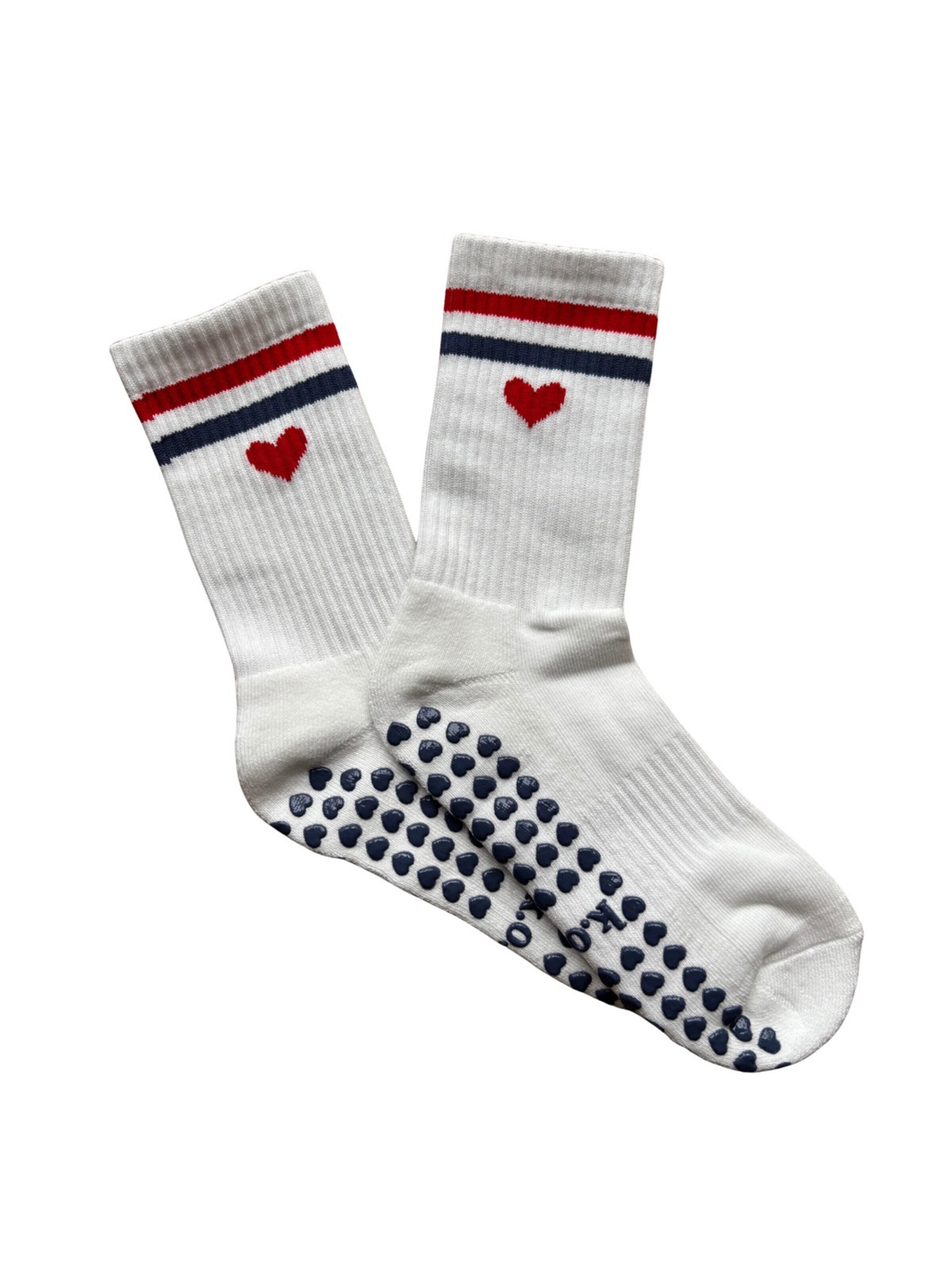 KORRHAUS Sports socks 'Dutch Heart' in Beige: front