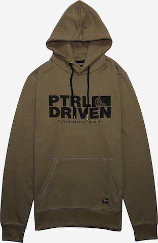 Petrol Industries Sweatshirt in Green: front