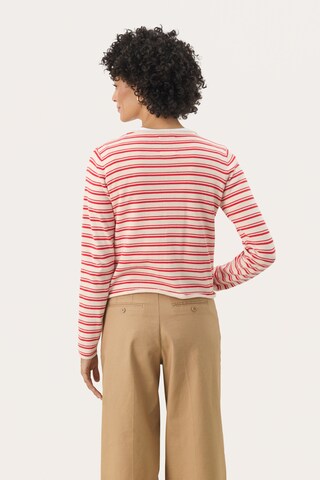 Part Two Knit Cardigan 'Pavline' in Red