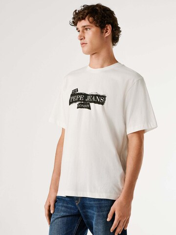 Maglietta 'GRIFFIN' di Pepe Jeans in bianco