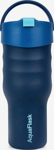 AquaFlask Láhev na vodu 'AquaFlask Termoláhev TUMBLER 887 ml' – modrá: přední strana