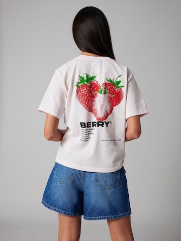T-Shirt NAME IT en rose : devant