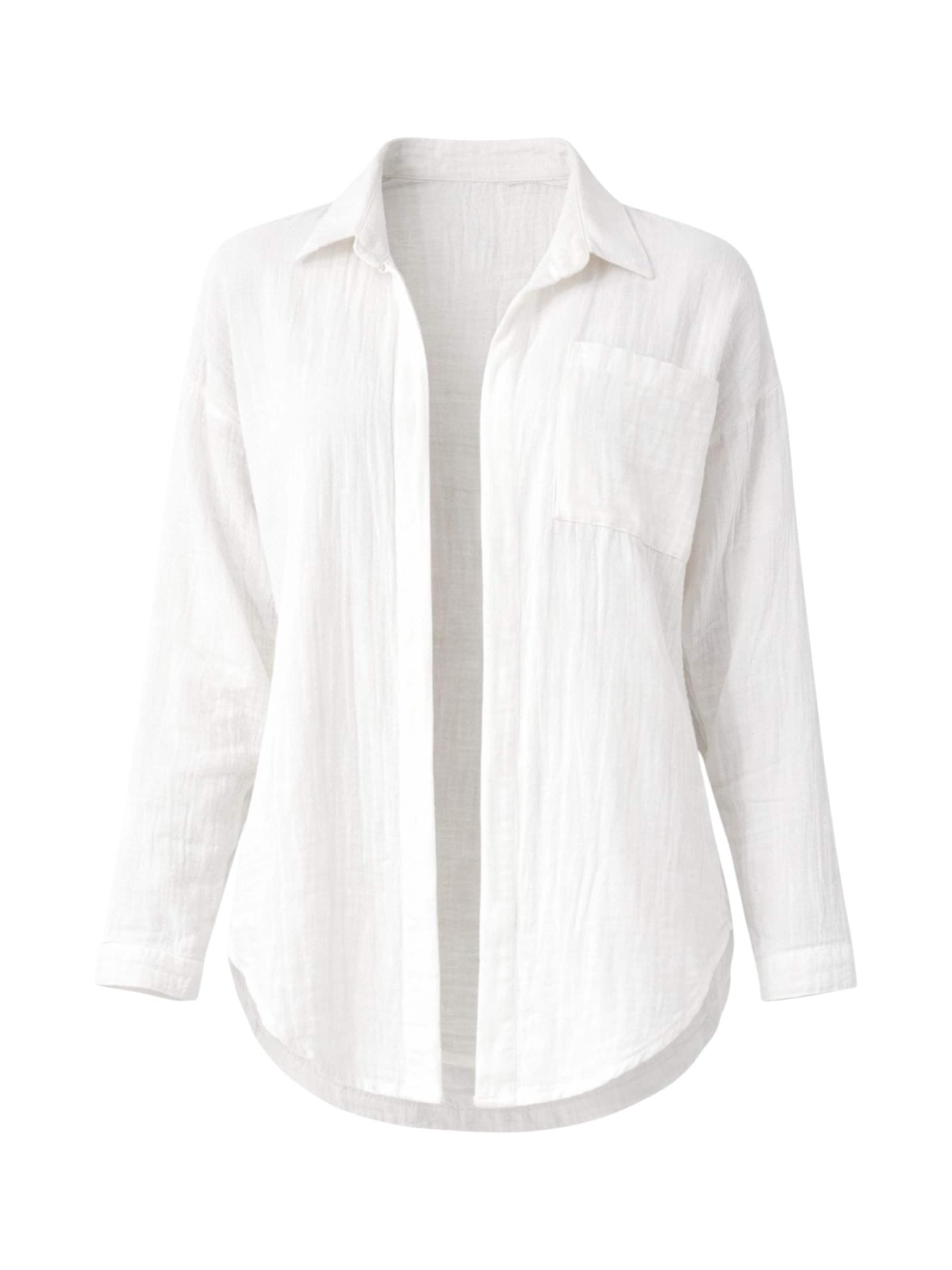 WENOR Bluse 'NALYA'‌‌‌‌‌‌ in Weiß: Vorderseite