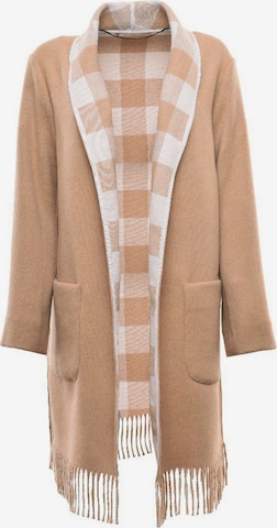 Fuchs Schmitt Between-Seasons Coat in Beige: front