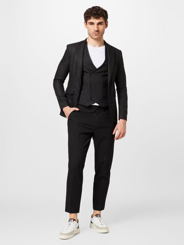 BURTON MENSWEAR LONDON Zúžený Kalhoty – černá