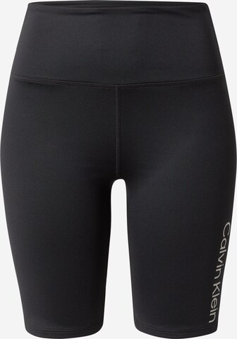 Calvin Klein Sport Skinny Sporthose in Schwarz: predná strana