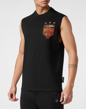 T-Shirt 'Tiger' Plein Sport en noir