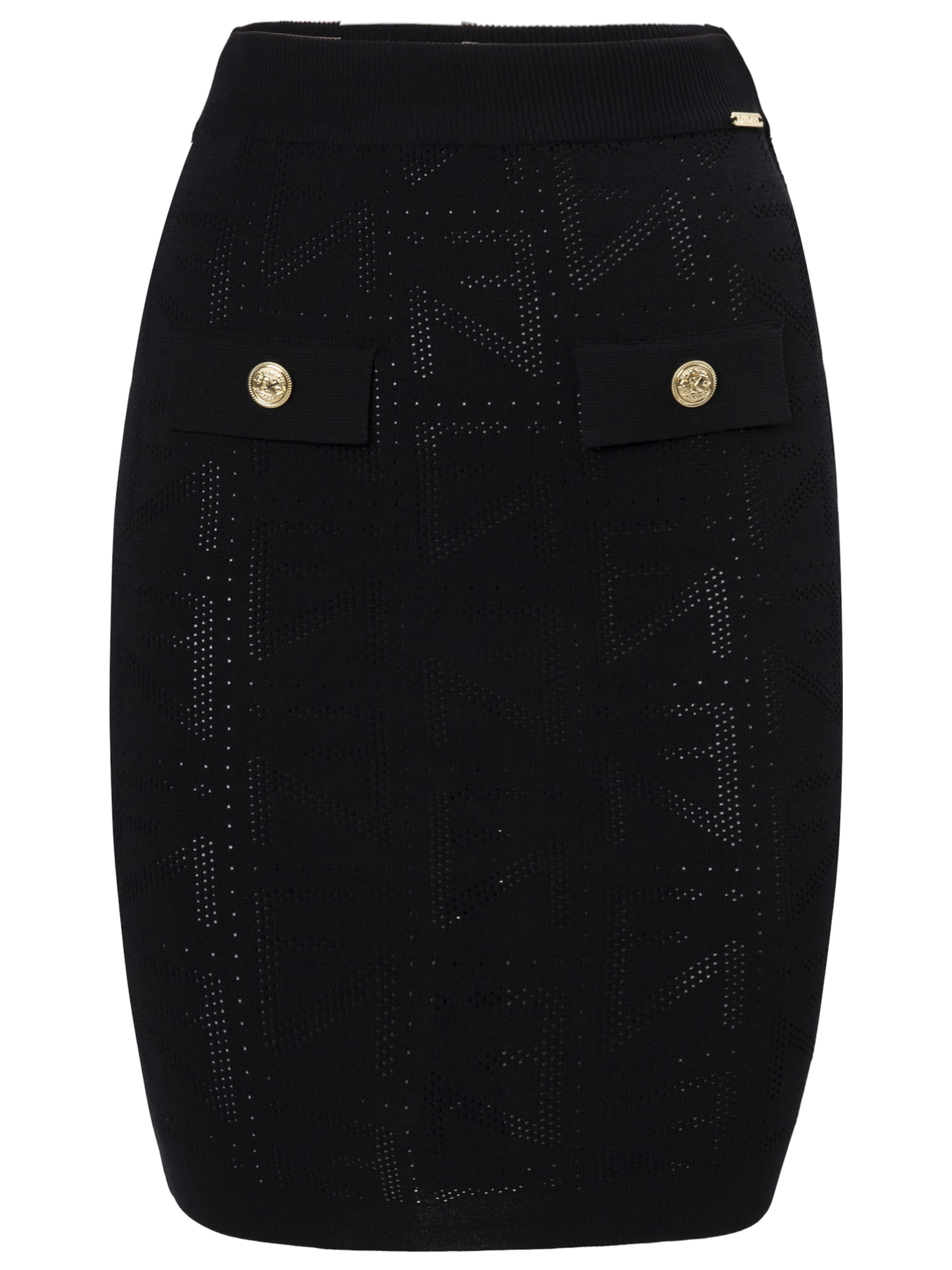 Influencer Spódnica w kolorze czarny: przód