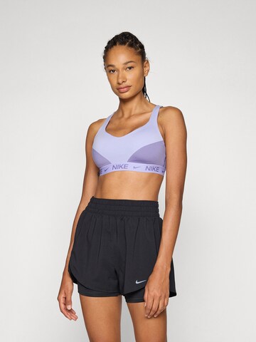 Bustier Soutien-gorge de sport 'Indy' NIKE en violet : devant