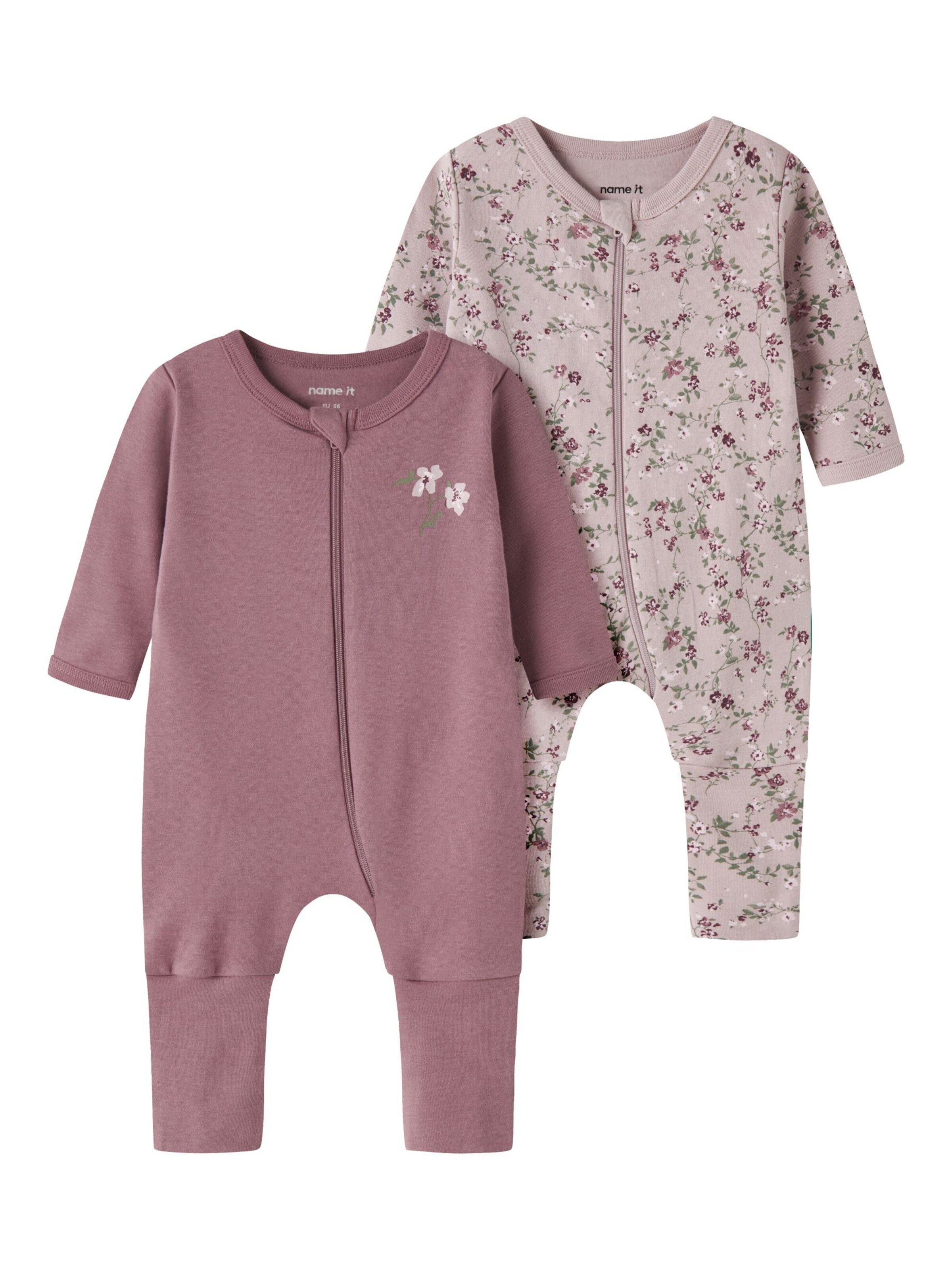 NAME IT Pajamas in Purple: front