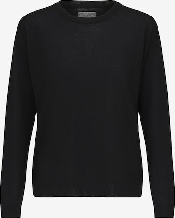 PULZ Jeans Trui 'PZSadie' in Zwart: voorkant