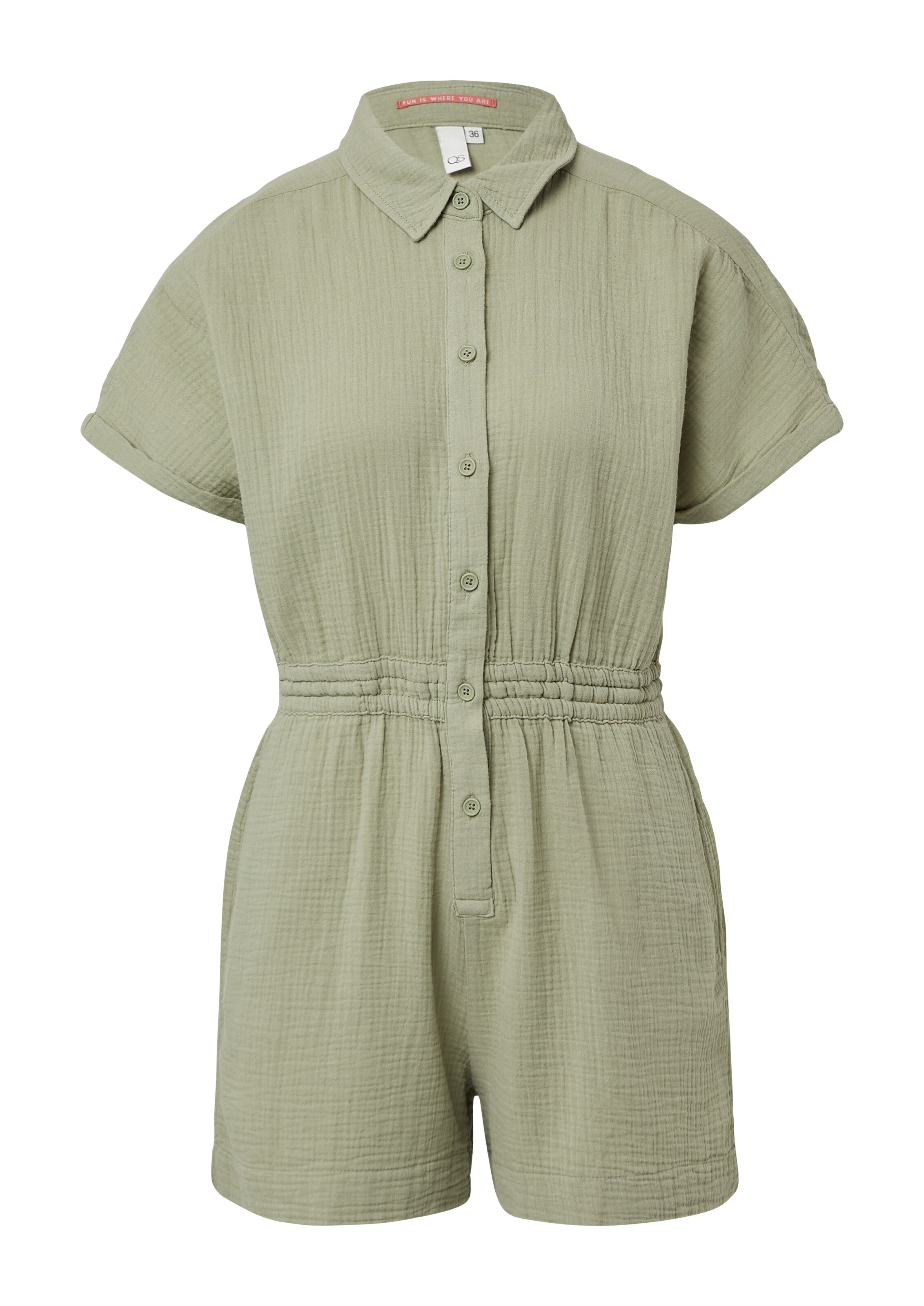 Combinaison QS en vert : devant