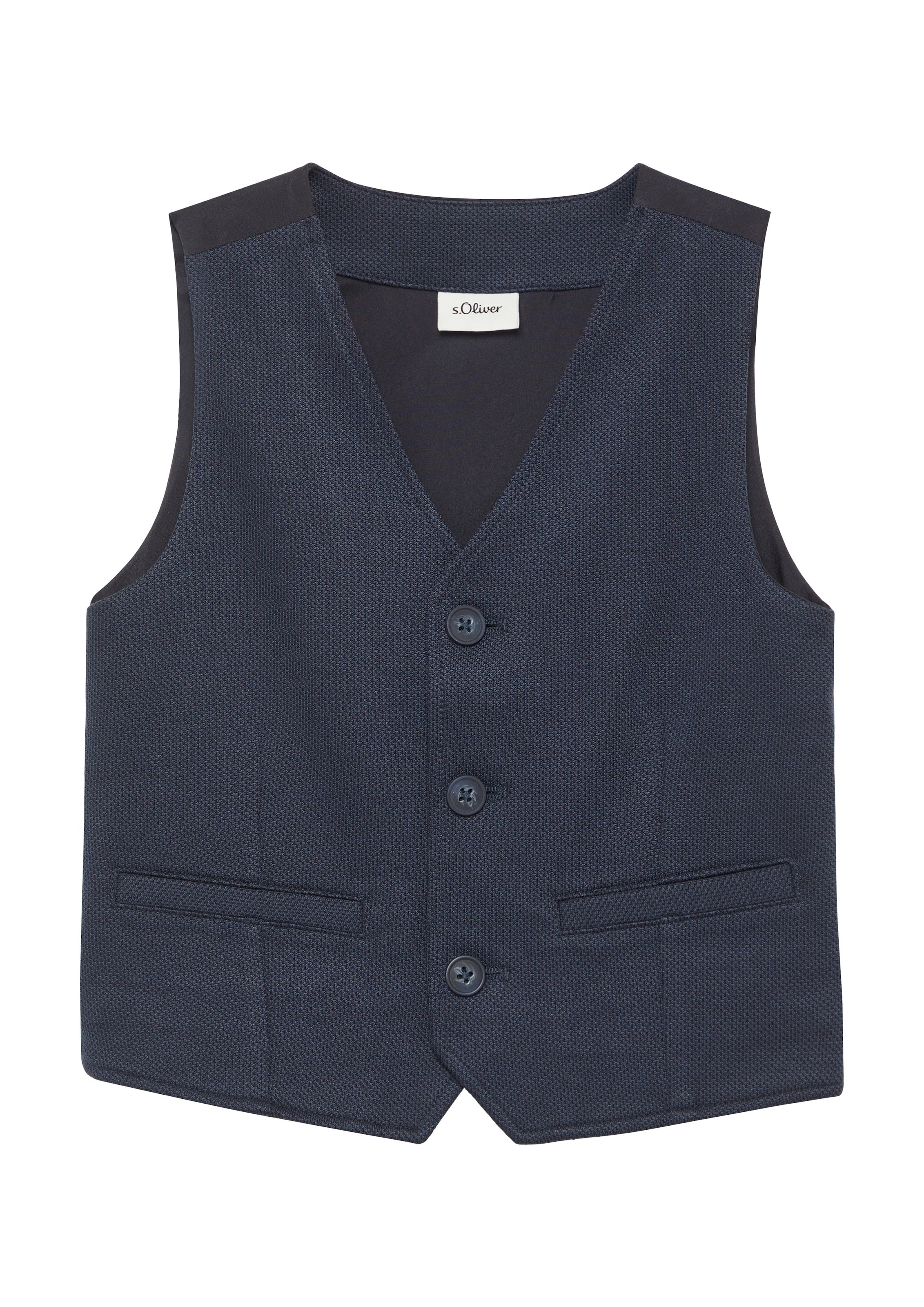 Gilet s.Oliver en bleu : devant
